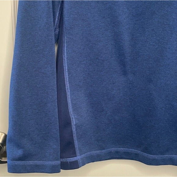 Vineyard Vines Performance Pullover Men's M Quarter Zip Shirt Long SLV Blue - Picture 6 of 8